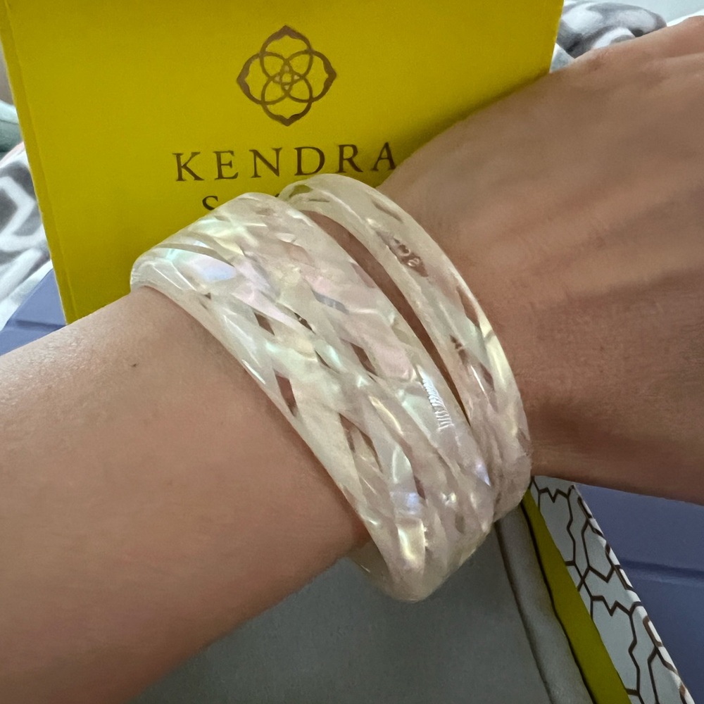 NWT Kendra Scott Iridescent Bangles